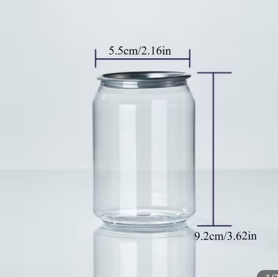20pcs 250mls Open lid Pet Can 250ml