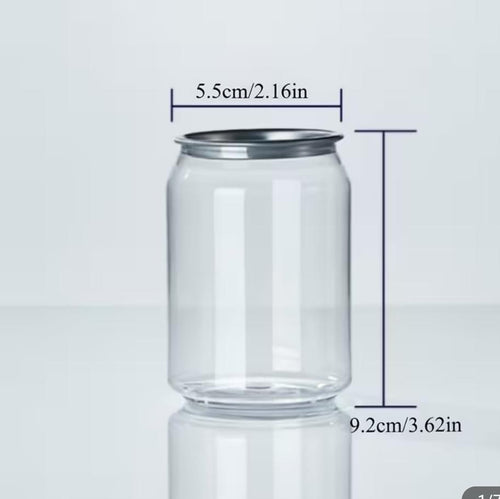 20pcs 250mls Open lid Pet Can 250ml