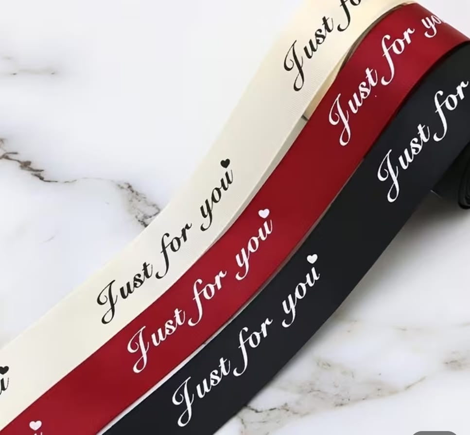 Ribbon Printed (just for you ribbon)