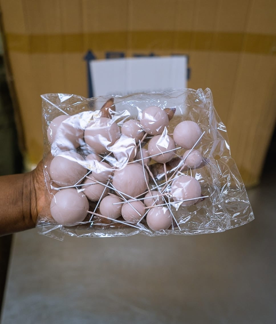 set of faux balls|/set