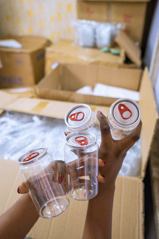 25pcs Lid can Pet plastic 350ml
