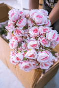 7 headed silk rose(medium sized)