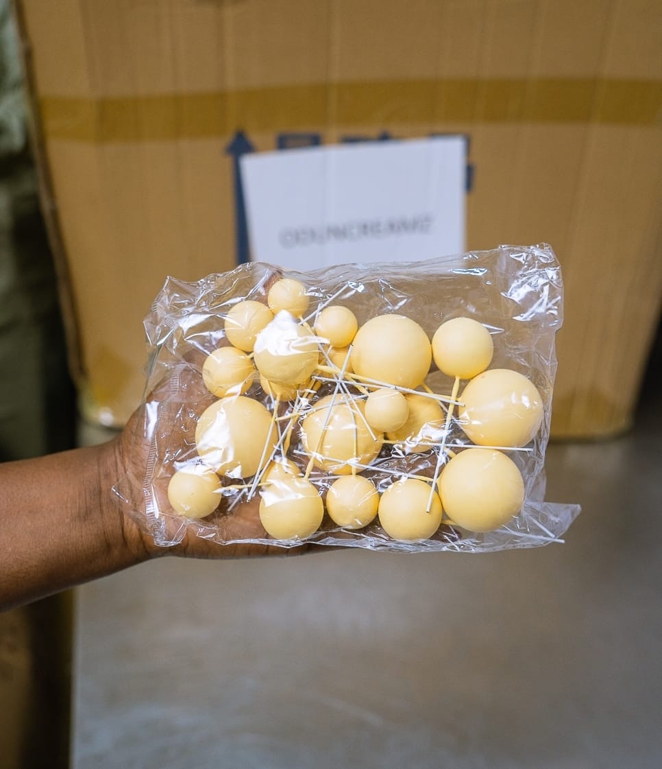 set of faux balls|/set