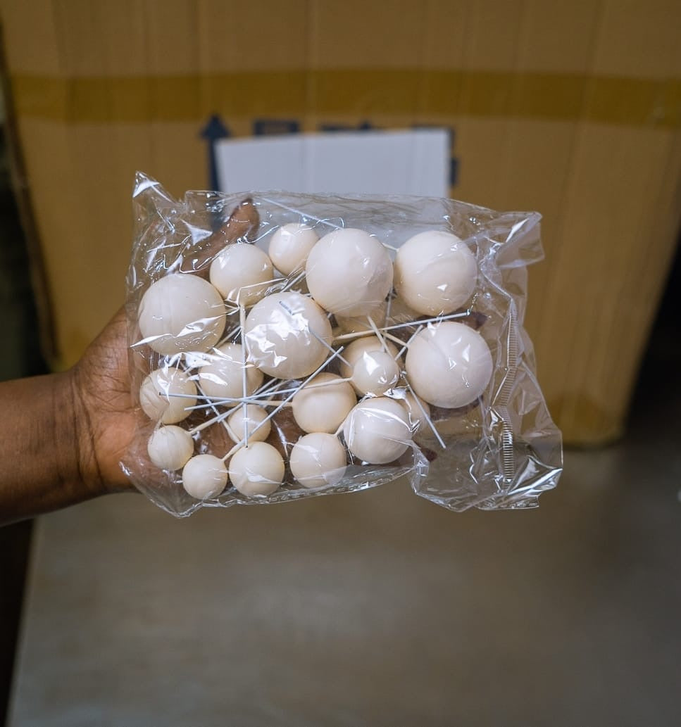 set of faux balls|/set